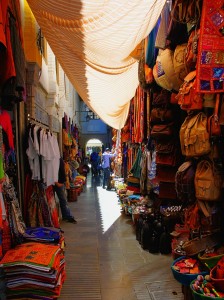 Market Stalls In The Alcaiceria, Granada