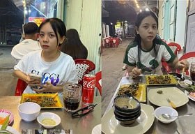 không che - Phạm Thanh Ngân nện nhau cười sướng